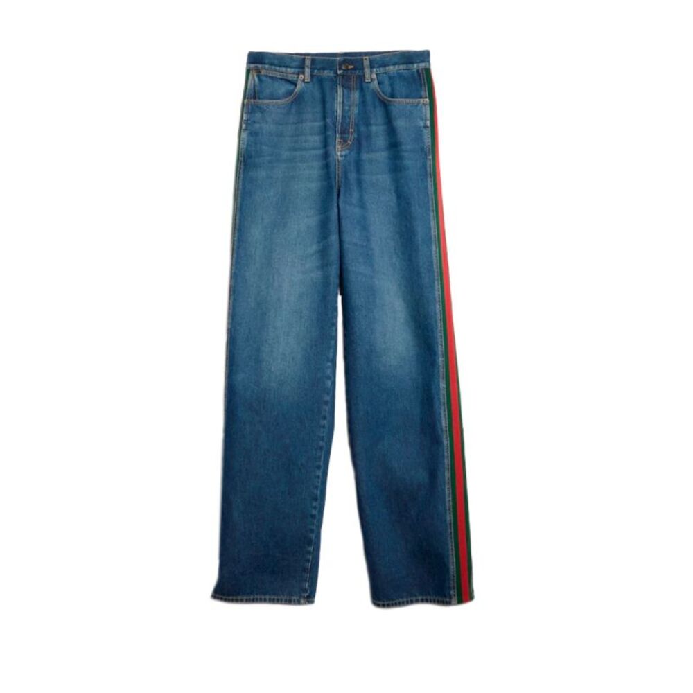 Gucci Men Denim Baggy Pants